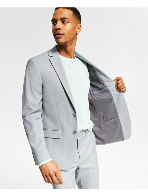 Bar III Men's Skinny-Fit Sharkskin Suit Jacket, Created for Macy's