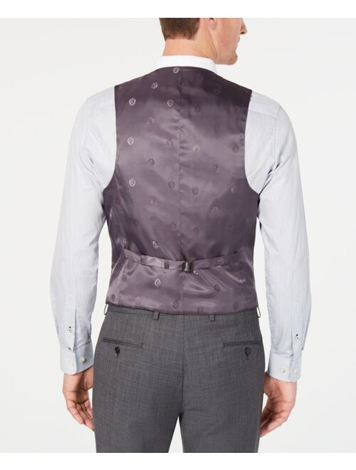 Polo Ralph Lauren Lauren Ralph Lauren Men's Classic-Fit UltraFlex Stretch Gray Sharkskin Suit Vest