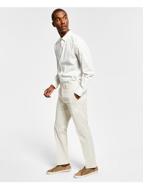 Alfani Men's Slim-Fit Seersucker Stripe Suit Pants, Created for Macy's