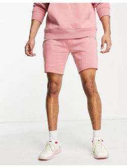 two-piece shorts in pink