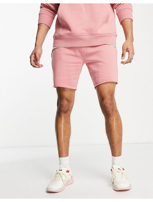 Topman two-piece shorts in pink