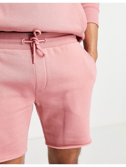 Topman two-piece shorts in pink