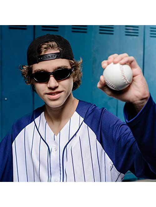 X Loop Youth Sports Polarized Sunglasses for Boys Kids Teens Age 8-16 Baseball Wrap Around UV400 Glasses