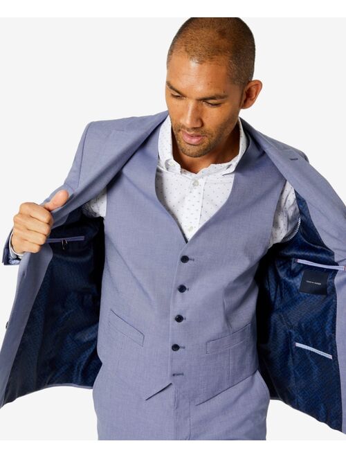 Tommy Hilfiger Men's Modern-Fit TH Flex Stretch Chambray Suit Separate Jacket