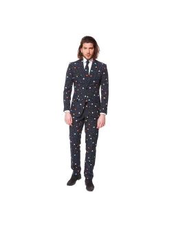 Men's OppoSuits Pac-Man Slim-Fit Suit & Tie Set