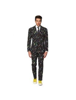 Men's OppoSuits Slim-Fit Disco Dude Suit & Tie Set
