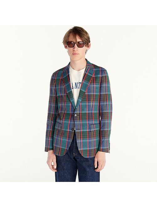 J.Crew Ludlow Slim-fit unstructured blazer in Italian linen-cotton