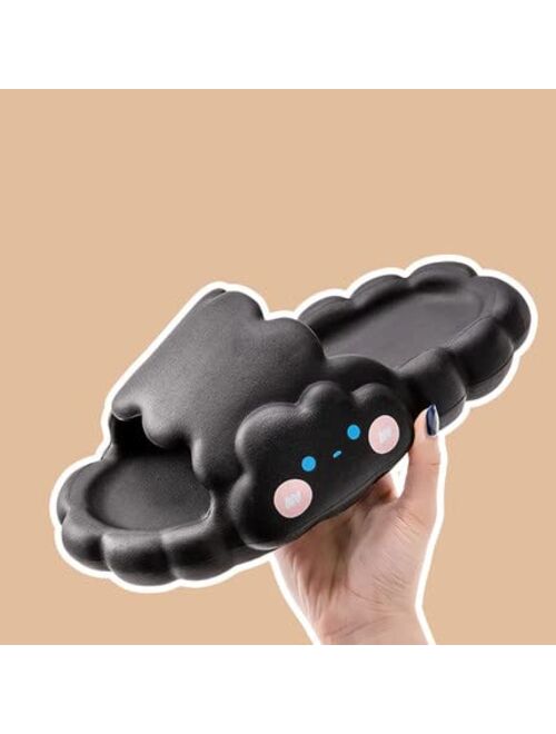 HUAZUMEI Cute Cloud Design Slippers Slippers for Women Bathroom Sandals Unisex Open Toe House Slides Slippers EVA Anti-Slip Slippers