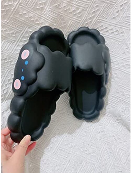 HUAZUMEI Cute Cloud Design Slippers Slippers for Women Bathroom Sandals Unisex Open Toe House Slides Slippers EVA Anti-Slip Slippers
