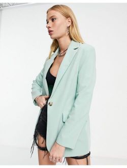 core oversized blazer in sage - part of a set