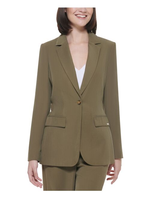 Calvin Klein Women's One Button Jacket