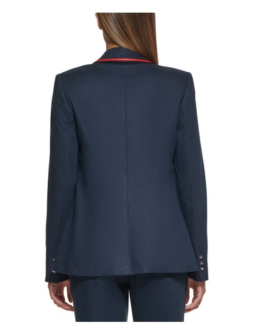 DKNY Women's Framed Double-Breasted Jacket