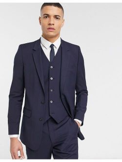 slim suit jacket in navy