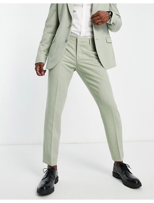 River Island suit pants in green
