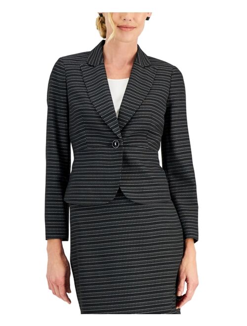 Le Suit Striped Skirt Suit, Regular & Petite Sizes