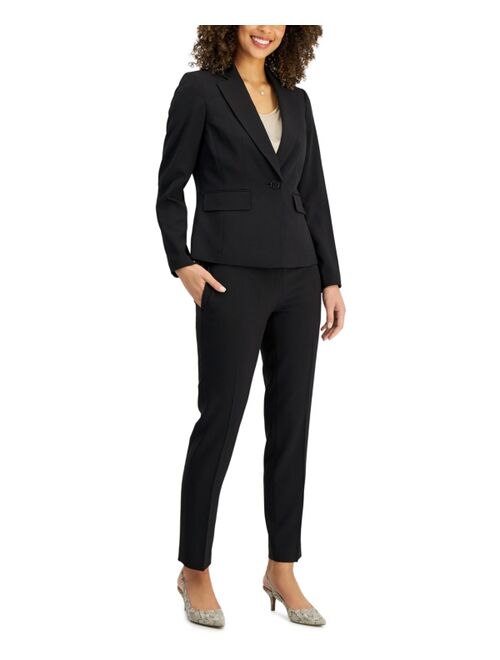 Le Suit Women's Slim-Leg Ankle Pantsuit, Regular & Petite Sizes