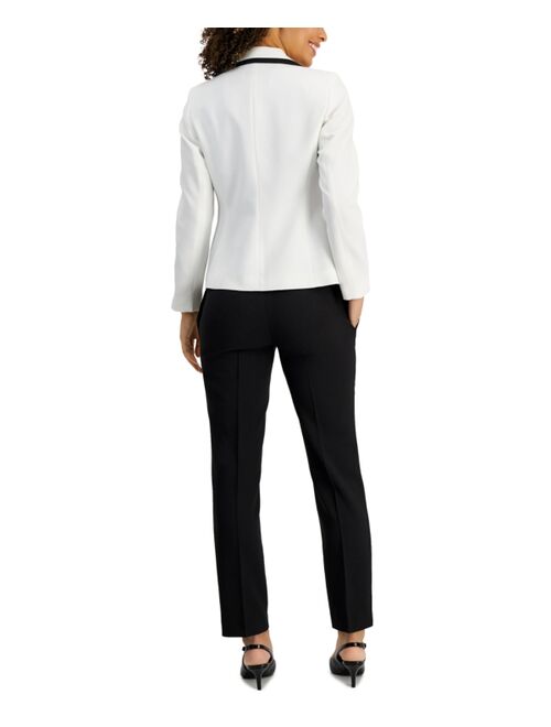 Le Suit Two-Tone Pants Suit