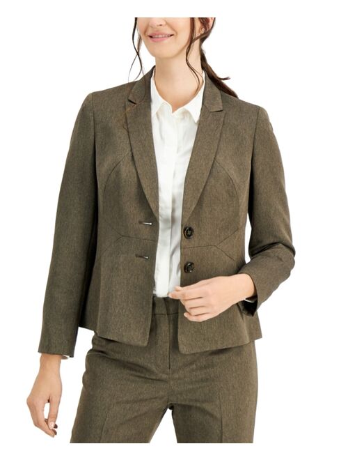 Le Suit Two-Button Pantsuit, Regular & Petite Sizes
