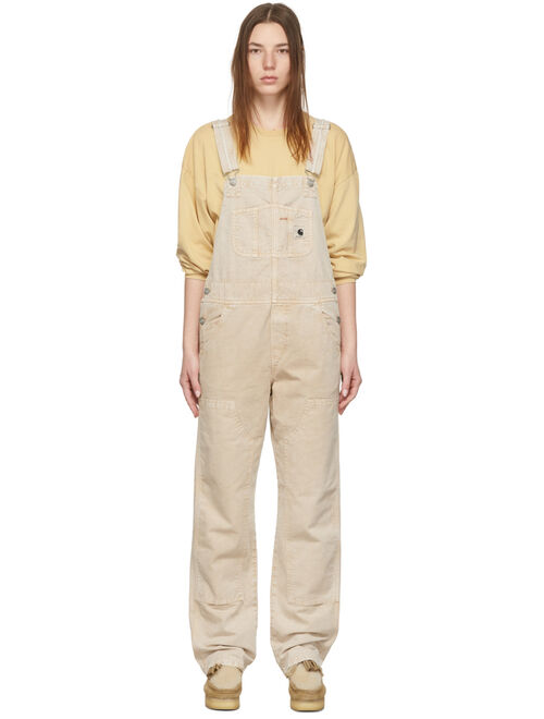 CARHARTT WORK IN PROGRESS Beige Sonora Double Knee Overalls