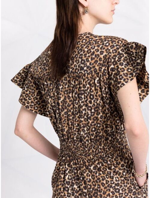 PINKO leopard-print jumpsuit
