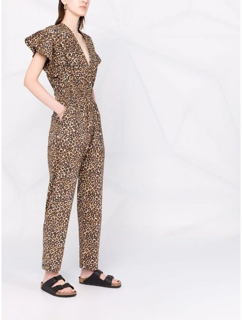 PINKO leopard-print jumpsuit