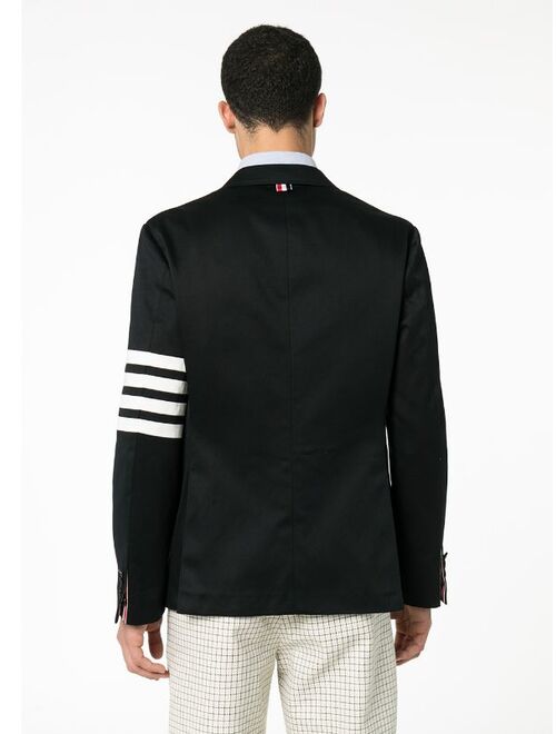 Thom Browne unconstructed 4-Bar single-breasted blazer