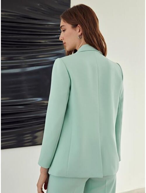 MOTF Premium Structured Single Button Blazer