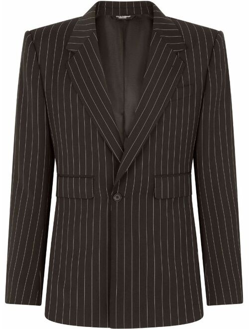Dolce & Gabbana Sicily-fit single-breasted pinstripe suit