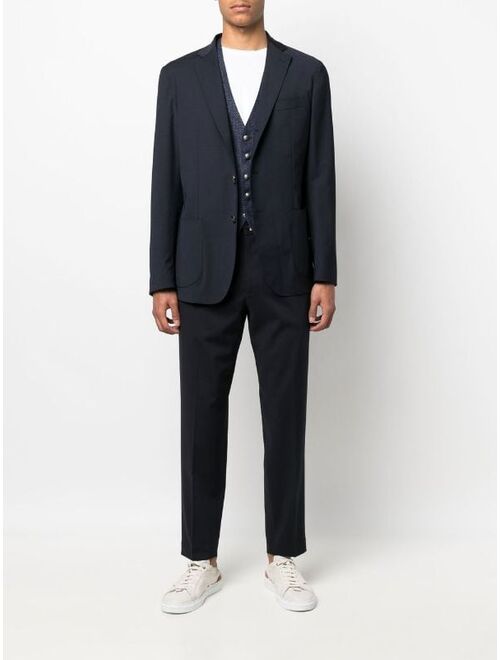 Dell'oglio tailored single-breasted suit