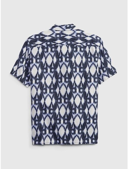 Gap Kids Linen-Cotton Button-Down Shirt