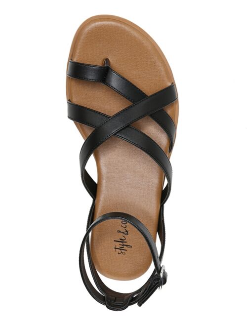 Style & Co Darlaa Wedge Sandals, Created for Macy's