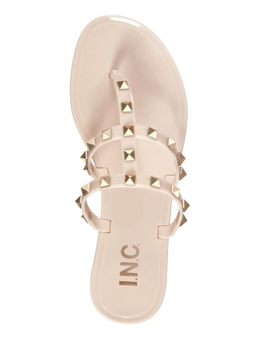 INC International Concepts Ellie Jelly Flat Sandals, Created for Macy's