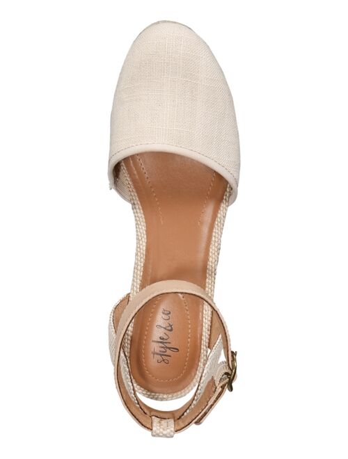Style & Co Mailena Wedge Espadrille Sandals, Created for Macy's