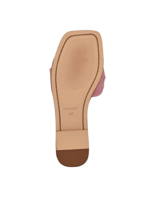 Nine West Women's Rosey Flat Slide Sandals