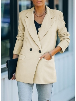 FARYSAYS Womens Casual Office Blazer Jackets Front Open Cardigan Work Suit