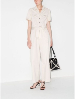 Anessa short-sleeved jumpsuit