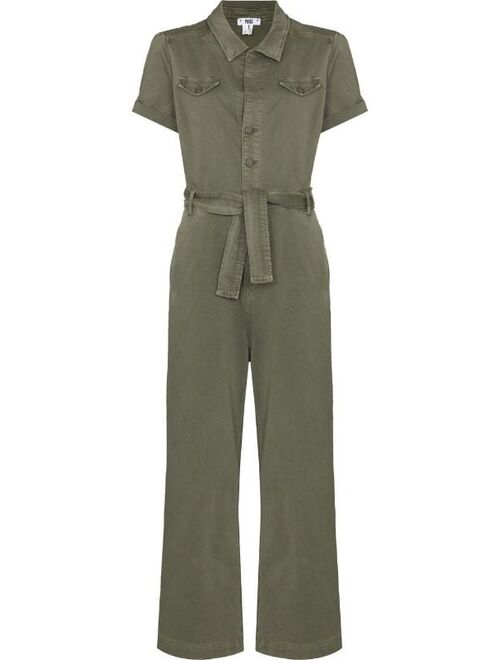 PAIGE Anessa short-sleeved jumpsuit