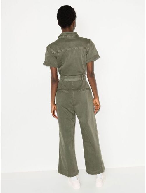 PAIGE Anessa short-sleeved jumpsuit