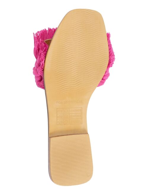 Silvia Cobos Women's Candy Fringe Flat Sandals