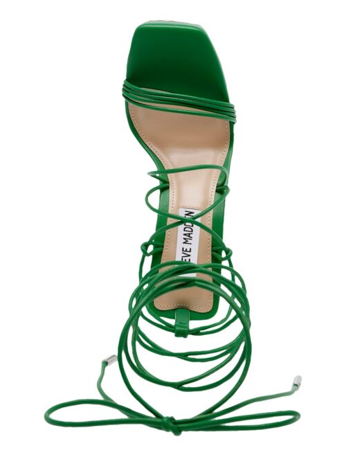 Steve Madden Women's Manzie Ankle-Tie Platform Dress Sandals