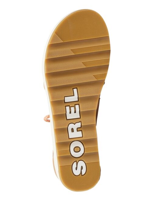Sorel Women's Cameron Flatform Lace Wedge Sandals