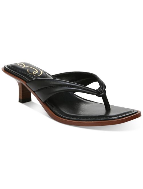 Sam Edelman Women's Daphney Kitten Heel Thong Sandals