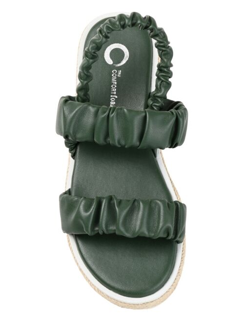 Journee Collection Women's Knowles Platform Espadrille Sandals