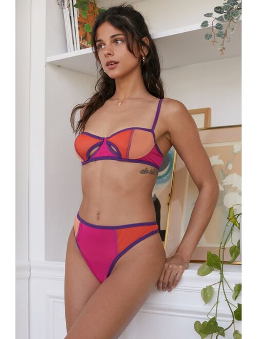 Out From Under Surfs Up Colorblock High-Waisted Thong