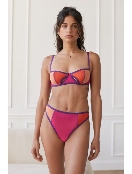Out From Under Surfs Up Colorblock High-Waisted Thong