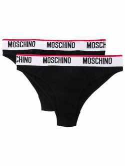 two-pack logo-tape briefs