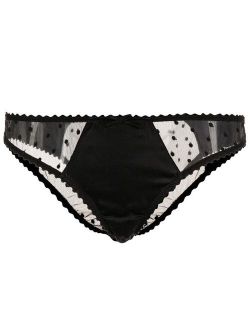 Cheeky dot tulle briefs
