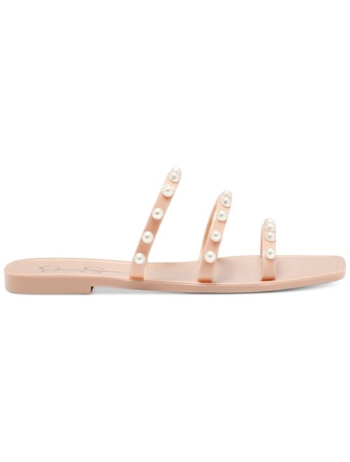 Jessica Simpson Women's Jullema Embellished Flat Sandals