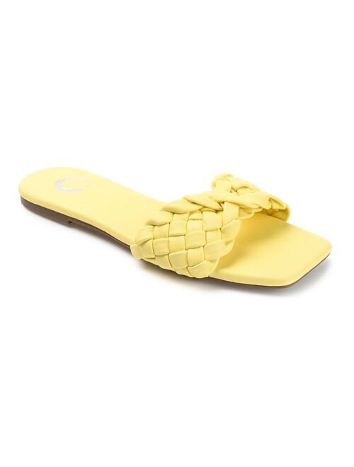 Journee Collection Tamiya Women's Slide Sandals