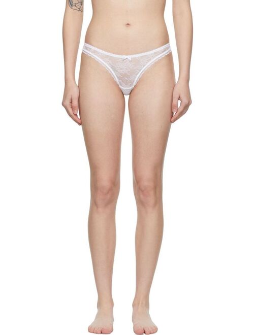 Agent Provocateur White Hinda Thong